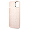 Guess GUHCP14MSLTGP Silicone Triangle Hardcase for iPhone 14 Plus/15 Plus 6.7" / pink
