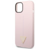 Guess GUHCP14MSLTGU Silicone Triangle Hardcase for iPhone 14 Plus / 15 Plus 6.7" / purple
