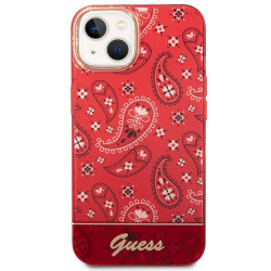Guess GUHCP14SHGBNHR Hardcase Bandana Paisley for iPhone 14 / 15 / 13 6.1" / red