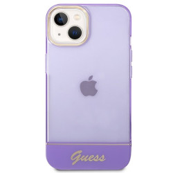 Guess GUHCP14SHGCOU Hardcase for iPhone 14 / 15 / 13 6.1" / purple translucent