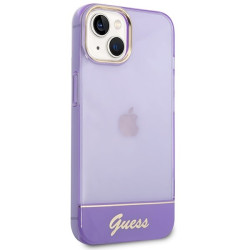 Guess GUHCP14SHGCOU Hardcase for iPhone 14 / 15 / 13 6.1" / purple translucent