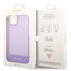 Guess GUHCP14SHGCOU Hardcase for iPhone 14 / 15 / 13 6.1" / purple translucent