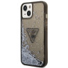 Guess GUHCP14SLFCTPK Liquid Glitter Palm Collection hardcase for iPhone 14 / 15 / 13 6.1" / black