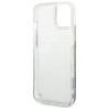 Guess GUHCP14SLFLSB Flower Liquid Glitter Hardcase for iPhone 14 / 15 / 13 6.1" / blue