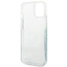 Guess GUHCP14SLFLSN Hardcase Flower Liquid Glitter for iPhone 14 / 15 / 13 6.1" / green