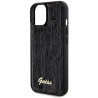 Guess GUHCP14SPSFDGSK Hardcase Sequin Script Metal for iPhone 14 / 15 / 13 6.1" / black