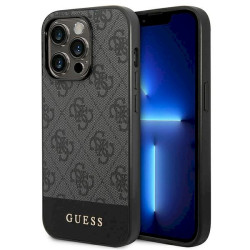 Guess GUHCP14XG4GLGR 4G Stripe Collection Hard Case for iPhone 14 Pro Max 6,7" / grey