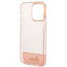Guess GUHCP14XHGCOP Hardcase for iPhone 14 Pro Max 6,7" / pink translucent