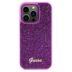 Guess GUHCP14XPMSDGSF Hardcase Disco Metal Script for iPhone 14 Pro Max 6.7" / fuschia
