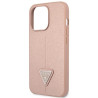 Guess GUHCP14XPSATLP iPhone 14 Pro Max 6,7" hardcase Saffiano Triangle Logo / pink