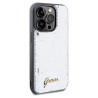 Guess GUHCP14XPSFDGSS Sequin Script Metal Hardcase for iPhone 14 Pro Max 6.7" / silver