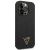 Guess GUHCP14XSLTGK Silicone Triangle Hardcase for iPhone 14 Pro Max 6,7" / black