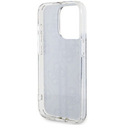 Guess GUHCP15LH4PSEGK Hardcase IML 4G Gold Stripe for iPhone 15 Pro 6.1" / black