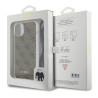 Guess GUHCP15SHC4SEW Crossbody Cord 4G Print for iPhone 15 / 14 / 13 6.1" / brown