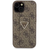 Guess GUHCP15SPGS4TDW Hardcase Grip Stand 4G Triangle Strass for iPhone 15 / 14 / 13 6.1" / brown