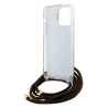 Guess GUHCP15XHC4SEW Crossbody Cord 4G Print Hardcase for iPhone 15 Pro Max 6.7" / brown