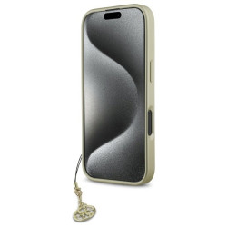 Guess GUHCP16LGF4GGR Hardcase 4G Charms Collection for iPhone 16 Pro 6.3" / black