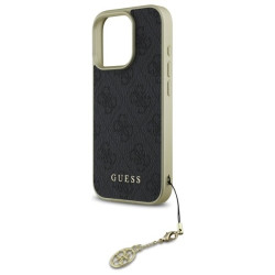 Guess GUHCP16LGF4GGR Hardcase 4G Charms Collection for iPhone 16 Pro 6.3" / black