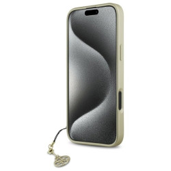 Guess GUHCP16MGF4GBR Hardcase 4G Charms Collection for iPhone 16 Plus 6.7" / brown
