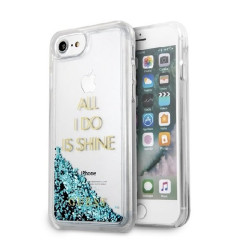 Guess GUHCP7GLUQBL Liquid Glitter Party Hard Case for iPhone 6/7/8/SE 2020 / SE 2022 / blue