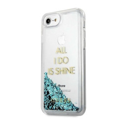 Guess GUHCP7GLUQBL Liquid Glitter Party Hard Case for iPhone 6/7/8/SE 2020 / SE 2022 / blue