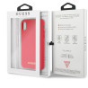 Guess GUHCPXLSGLRE Silicone Hardcase for iPhone X/Xs / red