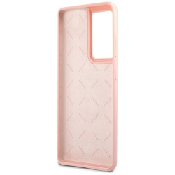 Guess GUHCS21LLSVSPI Script Vintage Hardcase for Samsung Galaxy S21 Ultra G998 / pink