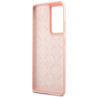 Guess GUHCS21LLSVSPI Script Vintage Hardcase for Samsung Galaxy S21 Ultra G998 / pink