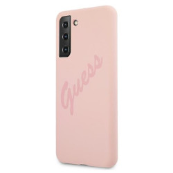 Guess GUHCS21MLSVSPI Script Vintage Hardcase for Samsung Galaxy S21+ G996 / pink