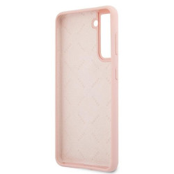 Guess GUHCS21MLSVSPI Script Vintage Hardcase for Samsung Galaxy S21+ G996 / pink