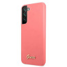 Guess GUHCS22MLSLMGFU S22+ S906 fuchsia hardcase Silicone Script Metal Logo
