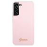 Guess GUHCS22MLSLMGLA Hardcase Silicone Script Metal Logo for Samsung Galaxy S22+ S906 / lavender