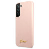 Guess GUHCS22MLSLMGPP Hardcase Silicone Script Metal Logo for Samsung Galaxy S22+ S906 / pink