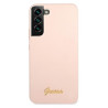 Guess GUHCS22MLSLMGPP Hardcase Silicone Script Metal Logo for Samsung Galaxy S22+ S906 / pink