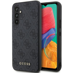 Guess GUHCS23FEG4GFGR S23 FE S711 grey hardcase 4G Metal Gold Logo