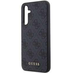 Guess GUHCS23FEG4GFGR S23 FE S711 grey hardcase 4G Metal Gold Logo