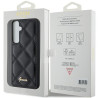 Guess GUHCS23FEPSQSQSK Quilted Metal Logo Hardcase for Samsung Galaxy S23 FE / black