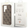 Guess GUHCS23LG4GFBR Hardcase 4G Metal Gold Logo for Samsung Galaxy S23 Ultra S918 / brown