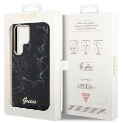 Guess GUHCS23LPCUMAK Marble Hardcase for S23 Ultra S918 / black