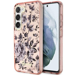 Guess GUHCS23MHCFWSP S23+ S916 Flower Collection hardcase / pink