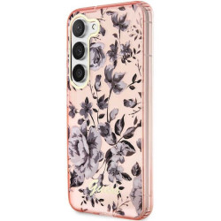 Guess GUHCS23MHCFWSP S23+ S916 Flower Collection hardcase / pink