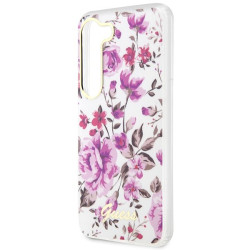 Guess GUHCS23MHCFWST Flower Collection Hardcase for Samsung Galaxy S23+ S916 / white