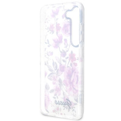 Guess GUHCS23MHCFWST Flower Collection Hardcase for Samsung Galaxy S23+ S916 / white