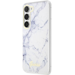 Guess GUHCS23MPCUMAH Hardcase Marble for Samsung Galaxy S23+ S916 / white