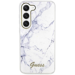 Guess GUHCS23MPCUMAH Hardcase Marble for Samsung Galaxy S23+ S916 / white