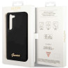 Guess GUHCS23MSLSMK S23+ S916 hardcase Silicone Vintage Gold Logo / black