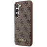 Guess GUHCS23SG4GFBR Hardcase 4G Metal Gold Logo for Samsung Galaxy S23 / brown