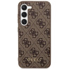 Guess GUHCS23SG4GFBR Hardcase 4G Metal Gold Logo for Samsung Galaxy S23 / brown