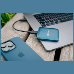 Verbatim 32075 External Drive Snapback SSD 1TB USB-C / blue