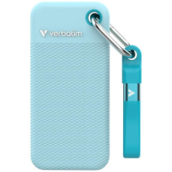 Verbatim 32325 External Drive Pocket SSD 2TB USB-C 3.2 gen.2 / black-polar blue